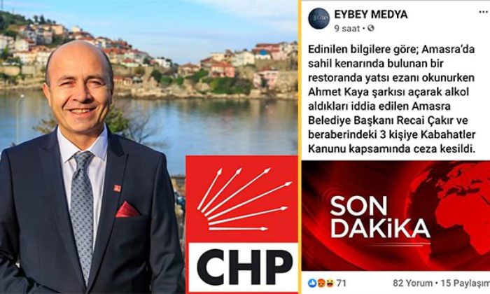 CHP’li başkan Ramazan’da ulu orta kafayı çekince başına iş alıp, olayı duyuran gazeteciyi tehdit etti!. (video haber)