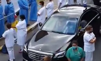 Belçika’da sağlıkçılar kazan kaldırdı! Başbakanı böyle protesto ettiler!. (video haber)