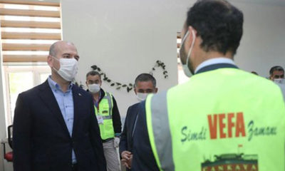 Süleyman Soylu’dan Vefa Destek Gönüllülerine teşekkür ziyareti…
