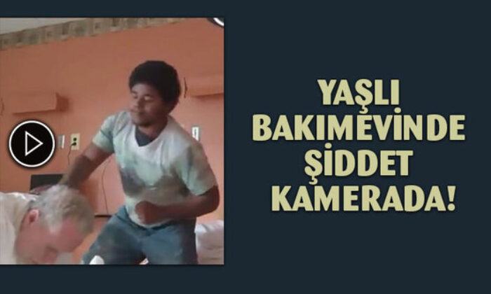 Amerika bunu konuşuyor! Yaşlı bakımevinde şiddet kamerada… (video haber)