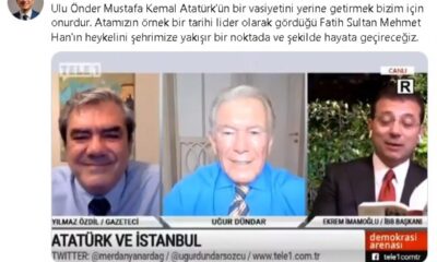 Ekrem İmamoğlu: “İstanbul’a yakışır bir heykel yapacağız!.”