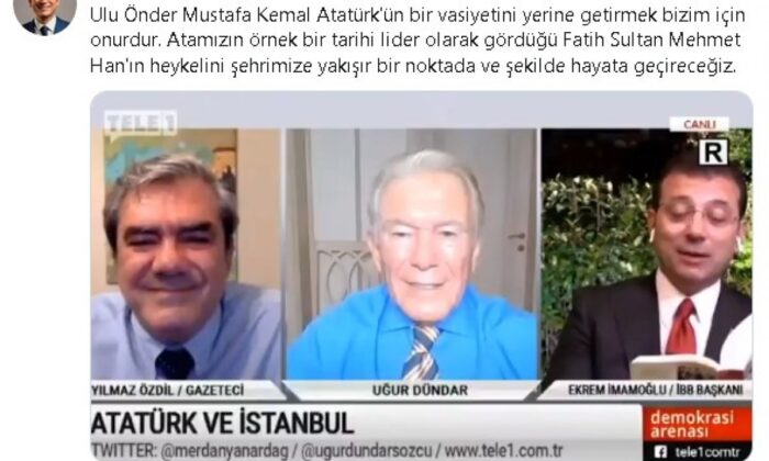 Ekrem İmamoğlu: “İstanbul’a yakışır bir heykel yapacağız!.”