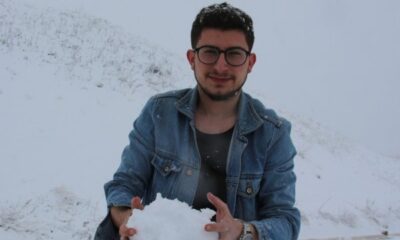 Bayramda Erzurum’a lapa lapa kar yağdı!.