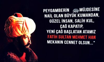 Vefatının 539’uncu yılında Ebu’l Feth Fatih Sultan Mehmet Han…