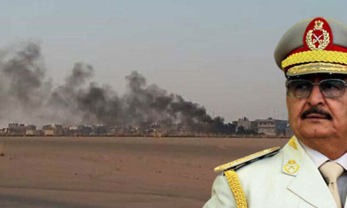 Terörist Hafter’den Ramazan Bayramı sabahında Mitiga Havalimanı’na roketli saldırı…