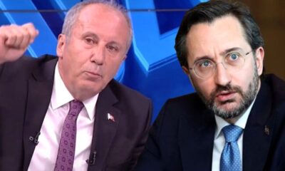 Fahrettin Altun’dan şov yapıp yayını terk eden Muharrem İnce’ye cevap…