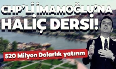 Bakanlıktan Ekrem İmamoğlu’nun Haliç paylaşımlarına jet yanıt! “520 milyon dolarlık yatırım yapıldı!.” (video haber)