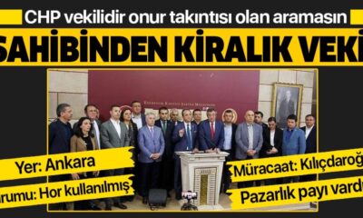 CHP’nin “Kiralık Vekil” çakallığına karşı AK Parti’den 3 formül!.
