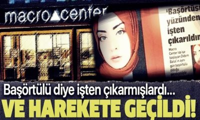Macro Center’da başörtülü çalışanın işten çıkarılması skandalında yeni gelişme… (video haber)