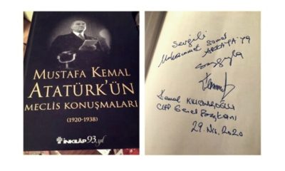 Kılıçdaroğlu’ndan Genç İmam Hatipliler başkanına Atatürk kitabı…