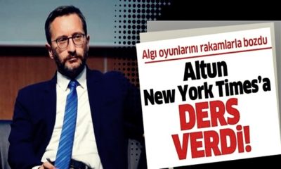 Fahrettin Altun’dan New York Times’a tokat gibi cevap…