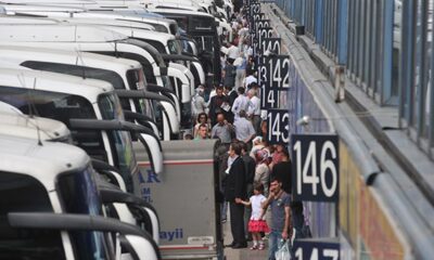 Seyahat yasaklarının ardından otogarlarda hareketlilik başladı..