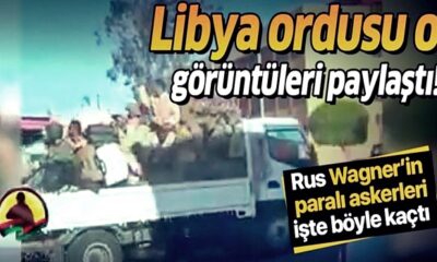 Libya Ordusu yayınladı! İşte kaçan paralı askerler…