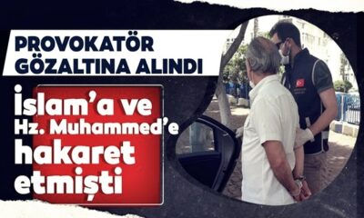 İslam’a ve Peygamber efendimize hakaret eden provokatör it Fırat Erez gözaltına alındı!.
