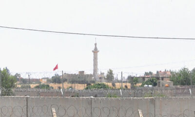 Suriye’nin Tel abyad ilçesine Türk bayrakları asıldı!.