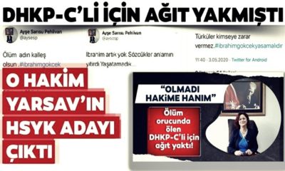 DHKP-C’li İbrahim Gökçek’e ağıt yakan Ayşe Sarısu Pehlivan YARSAV’ın HSYK adayı çıktı!.