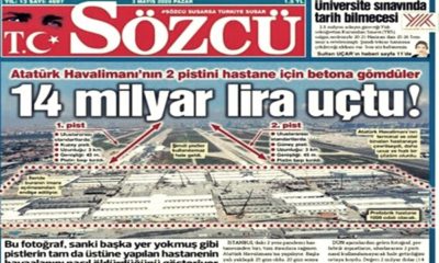 Sözcü yalana doymuyor! Atatürk Havalimanı palavrasına Devlet Hava Meydanları İşletmesi’nden yanıt geldi!.