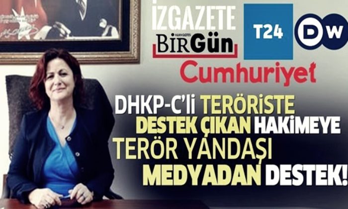 DHKP-C’li İbrahim Gökçek’e güzelleme yapan Hakime Ayşe Sarısu Pehlivan’a terör yandaşı medyadan destek… (video haber)