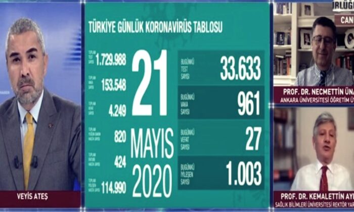 Veyis Ateş’in canlı yayınında yine aynı ses duyuldu!. (video haber)