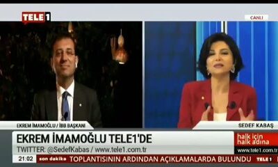 Sedef Kabaş’tan İmamoğlu’na TELE 1’de görülmemiş cilalama… (video haber)