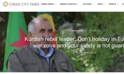 Yunan medyasından PKK propagandası…