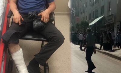 2 polis maske uyarısı yaptığı kişilerce darp edildi!.