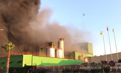Adana’da çok büyük fabrika yangını..