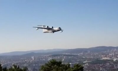 Amfibik yangın söndürme uçağı İstanbul’da ilk kez kullanıldı!.