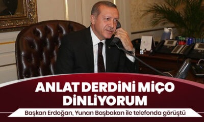 Başkan Erdoğan, Yunanistan’ın ağlak Başbakanı Miçotakis ile görüştü!.