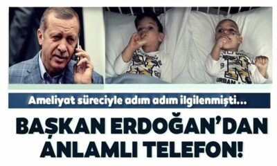 Başkan Erdoğan siyam ikizlerinin ailesi ile görüştü!. (video haber)