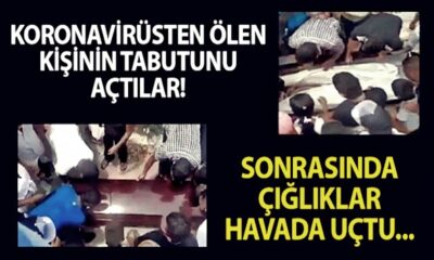 Covid-19’tan ölen hastanın tabutunu açınca kıyamet koptu!. (video haber)