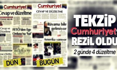 Yalan haber Cumhuriyet’inden 2 günde 4 ayrı düzeltme…