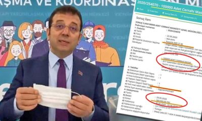 İBB’deki ihale yolsuzluğunun yankıları devam ediyor!. 1 liralık maskeyi CHP’li yandaştan 3 liraya aldılar!.