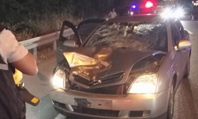 Gurbetçi kadın kazada hayatını kaybetti! Araç sürücüsü kaçtı!.