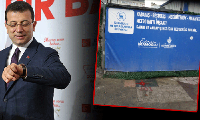 İmamoğlu’ndan yüzsüzlüğün daniskası!. Yine AK Parti’nin bitmiş projesine çöktü!.