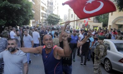 Lübnan’da Ermeni asıllı sunucunun Türkiye’ye hakaret ettiği televizyon kanalı protesto edildi!.