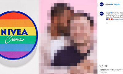 Dünyaca ünlü markadan Müslümanları ayağa kaldıran paylaşım! Nivea’dan LGBT’li sapkınlara destek…