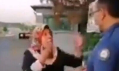 Maske takmayan Urfalı kadın polisi pişman etti!. (video haber)