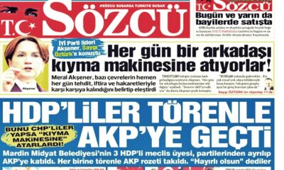Sözcü, CHP-HDP ittifakını böyle aklamaya çalıştı!.