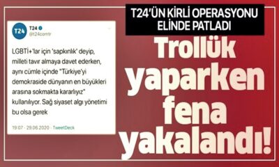 Trollük yaparken yakalanan T24’ün algı operasyonu elinde patladı!.