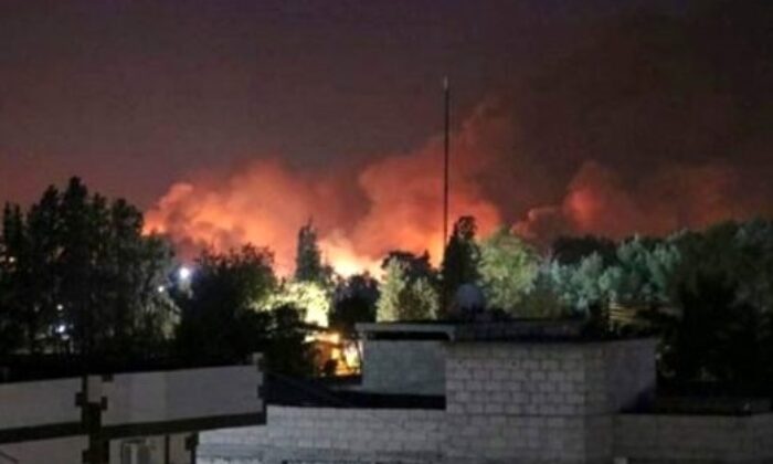 Terör örgütü PKK/YPG’ye ait silah deposunda art arda patlama meydana geldi!.