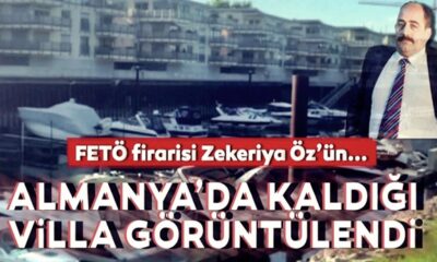 İşte firari FETÖ’cü Zekeriya Öz’ün Ren Nehri’ne nazır lüks villası…