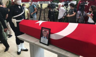 Bağcılar’da zehir tacirlerinin şehit ettiği Erkan Gökteke son yolculuğuna uğurlandı!.