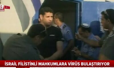 Terörist İsrail Filistinli tutuklulara bilerek coronavirüs bulaştırıyor!. (video haber)