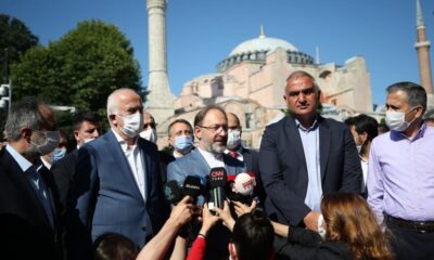 Ayasofya’da ki ikonalar ve freskler ne olacak?. Ali Erbaş yanıtladı!.