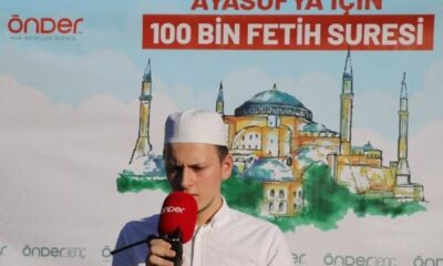 Ayasofya Camisi için Fetih Suresi okundu!.