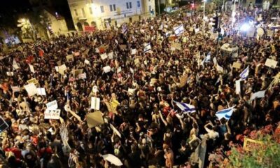 Terörist İsrail’de katil karşıtı gösteriler ülke geneline yayılıyor!.