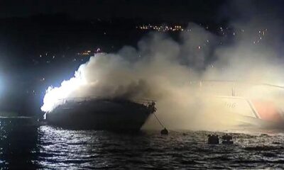 İstanbul Boğazı’nda yangın paniği…