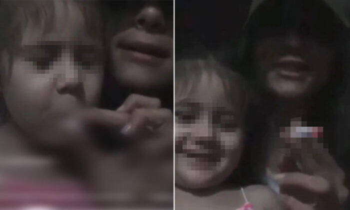 Instagram canlı yayınında skandal! Küçük kıza zorla sigara içirip kayda aldılar!. (video haber)