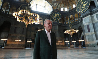 Cumhurbaşkanı Erdoğan’dan Ayasofya paylaşımı! “Ta ezelden sen bizimsin, biz de senin..”